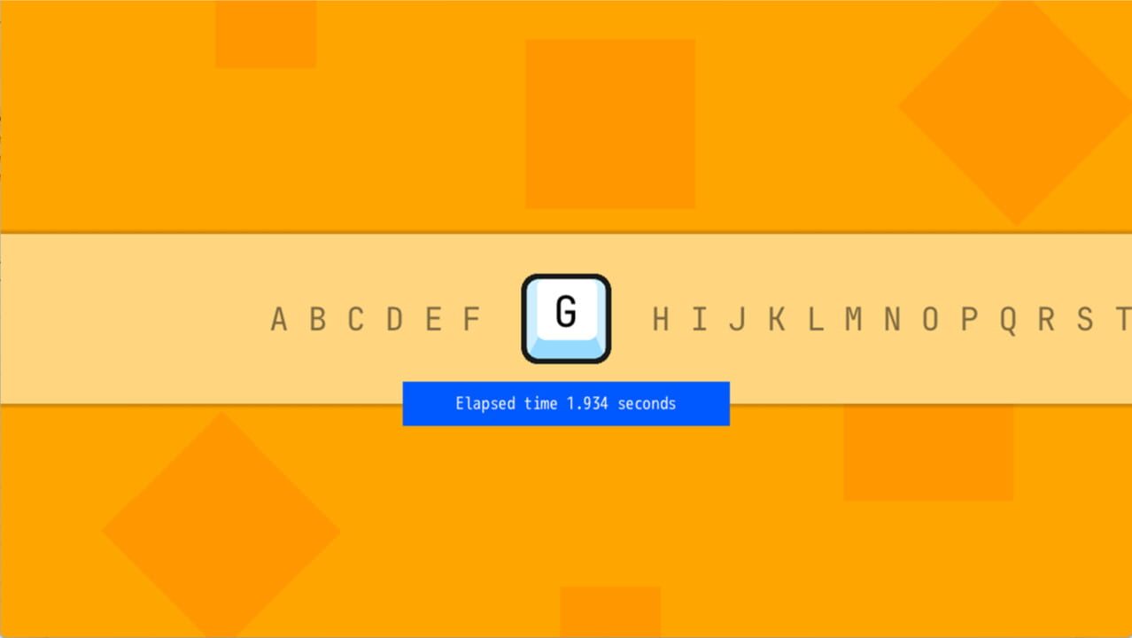 A Game About Typing The Alphabet
