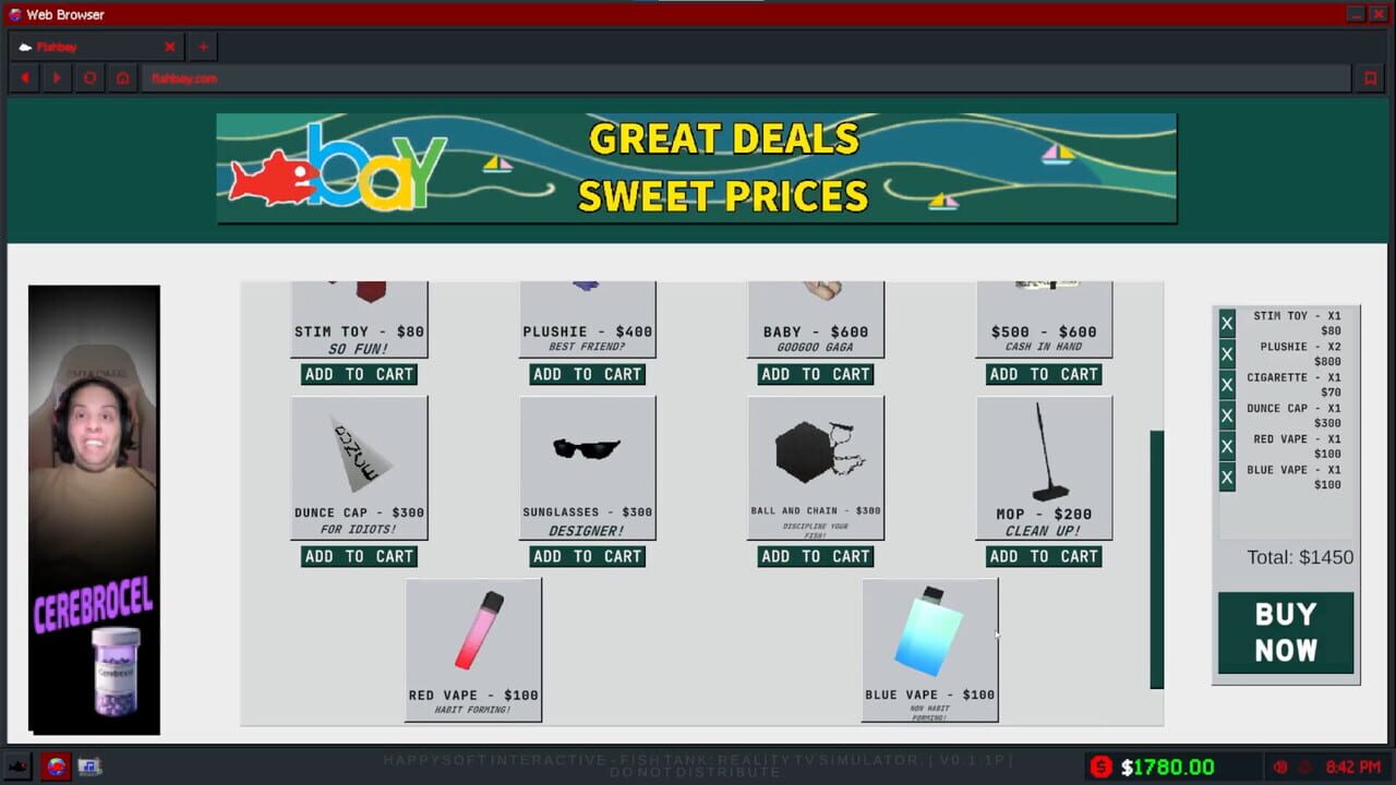 Fishtank: Reality TV Simulator