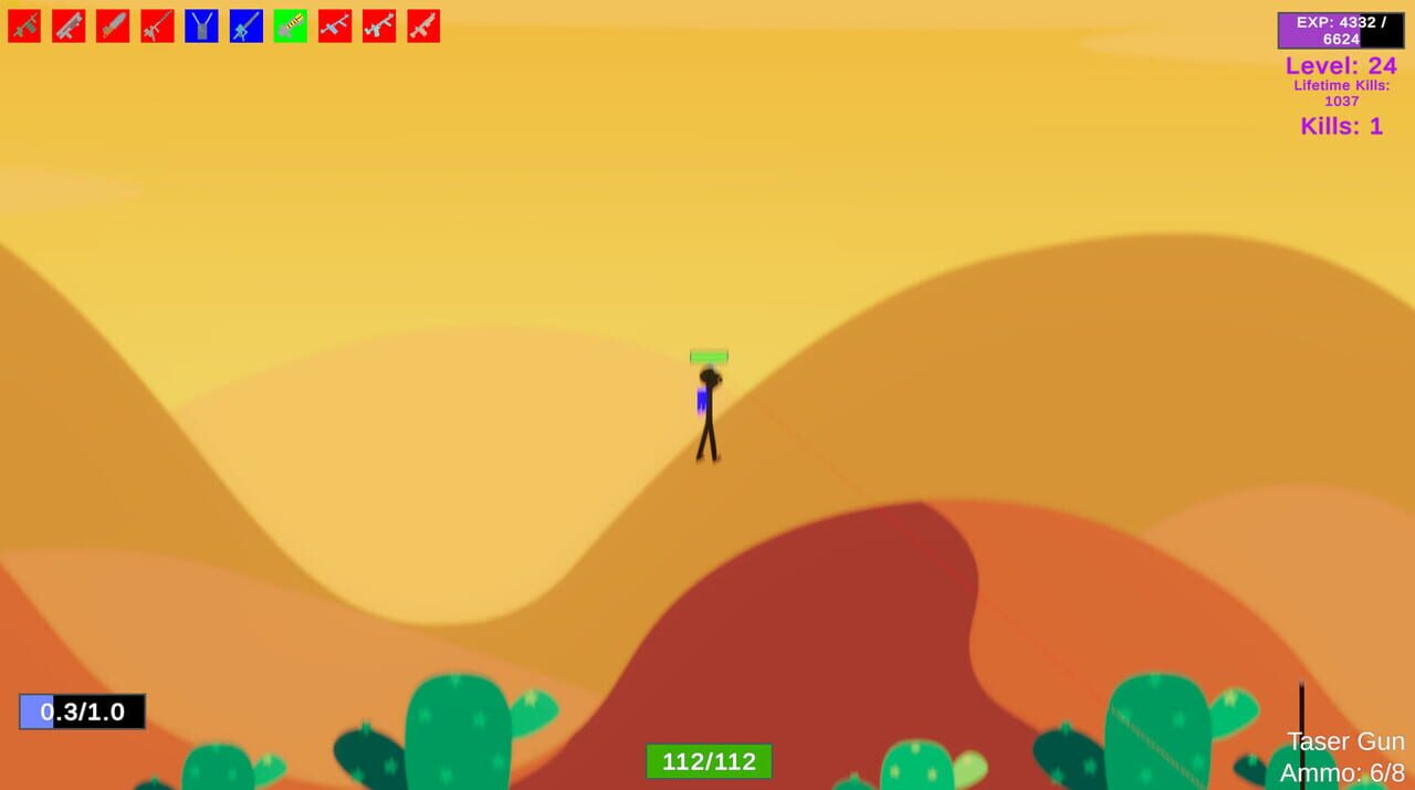 Stick Figure Combat: Jetpack Large