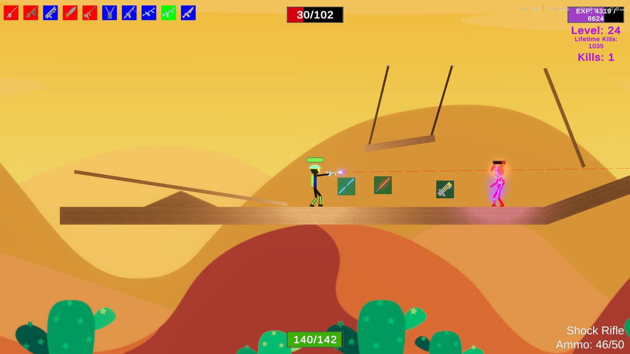 Stick Figure Combat: Elemental Rifle Pack