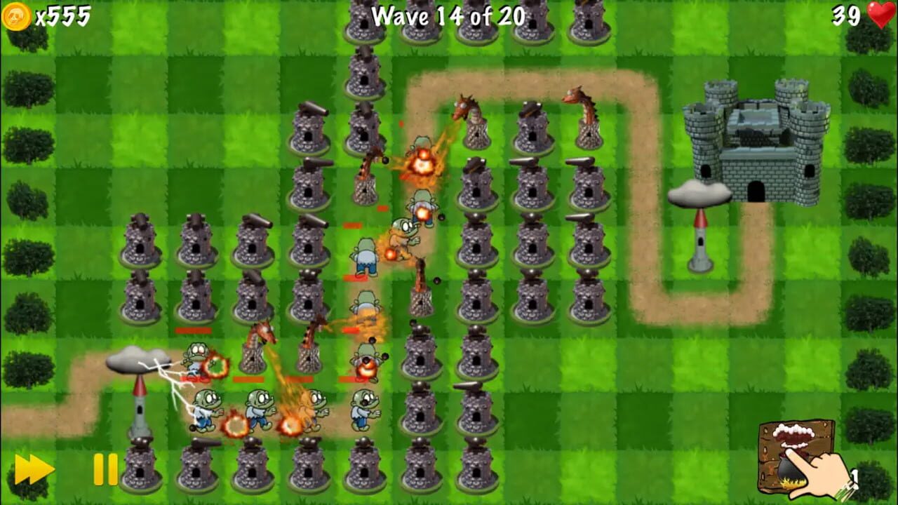 Zombie Tower Shooting Defense