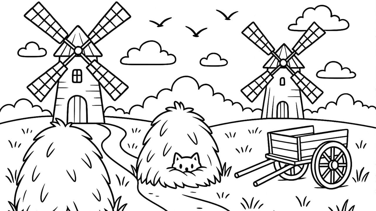 100 Cats Lost in Poland Find & Color