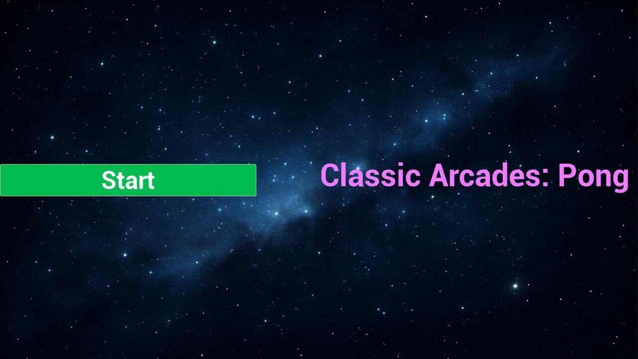 Classic Arcades: Pong