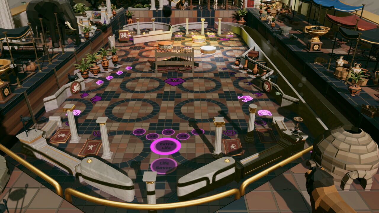 Roxy Raccoon’s Pinball Panic: Roman Renaissance