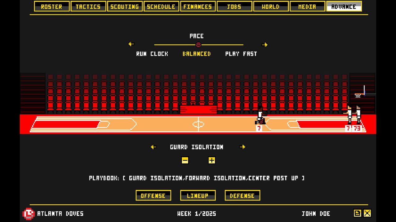 Retro Basketball Manager