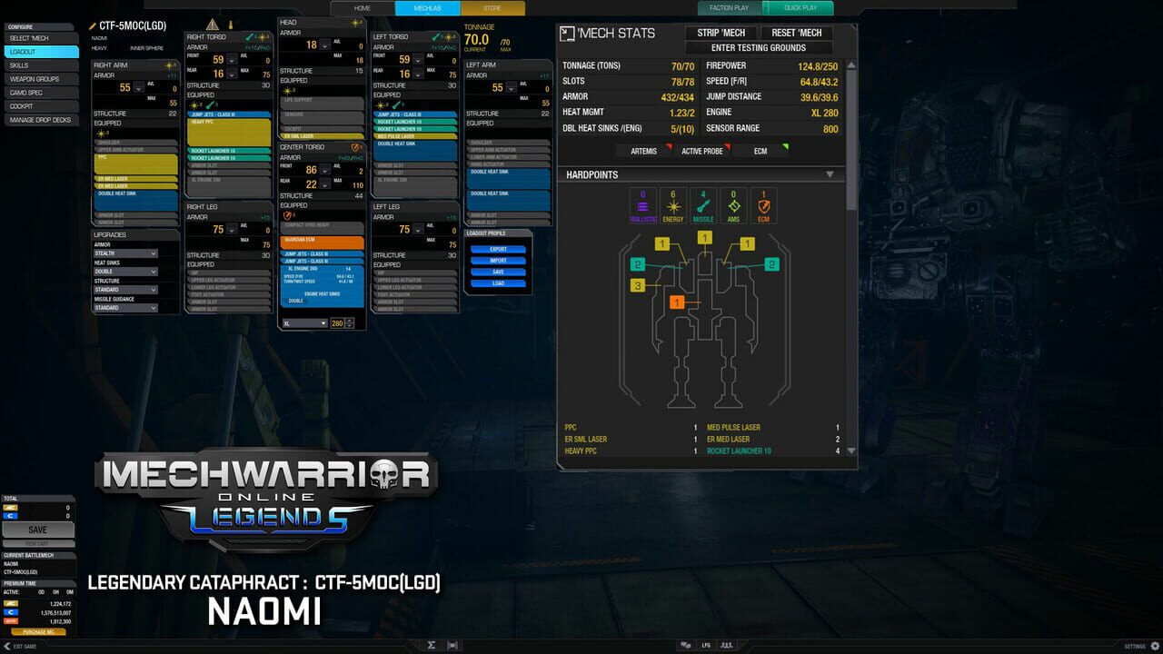 MechWarrior Online: Naomi Legendary Mech Pack