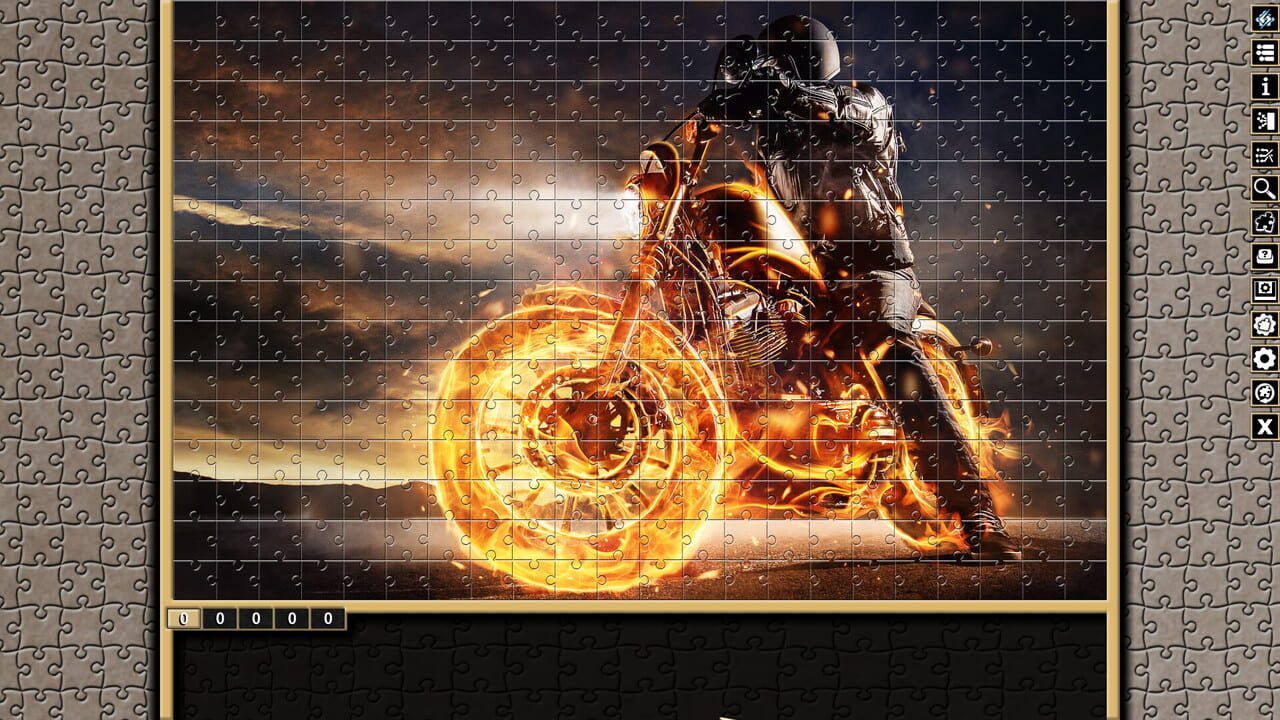 Pixel Puzzles Traditional Jigsaws: Motorbikes