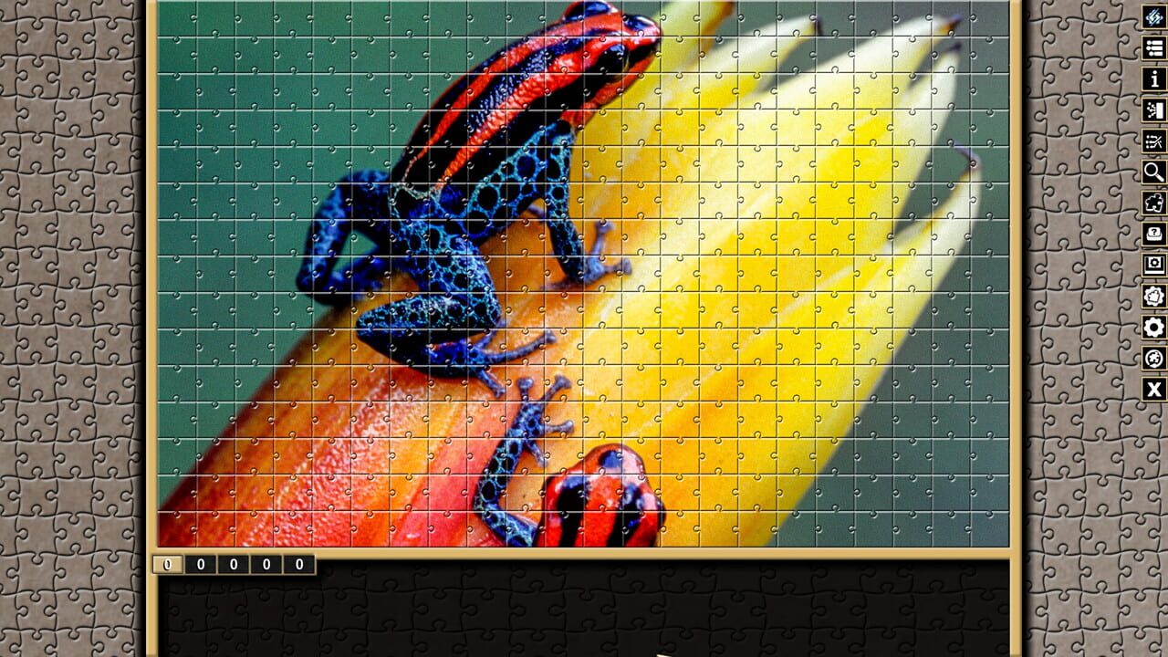 Pixel Puzzles Traditional Jigsaws: Frogs