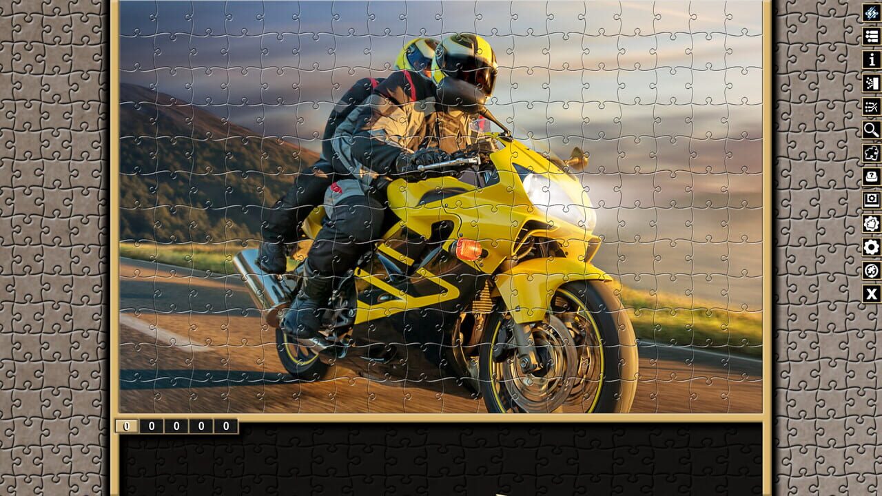 Pixel Puzzles Traditional Jigsaws: Motorbikes