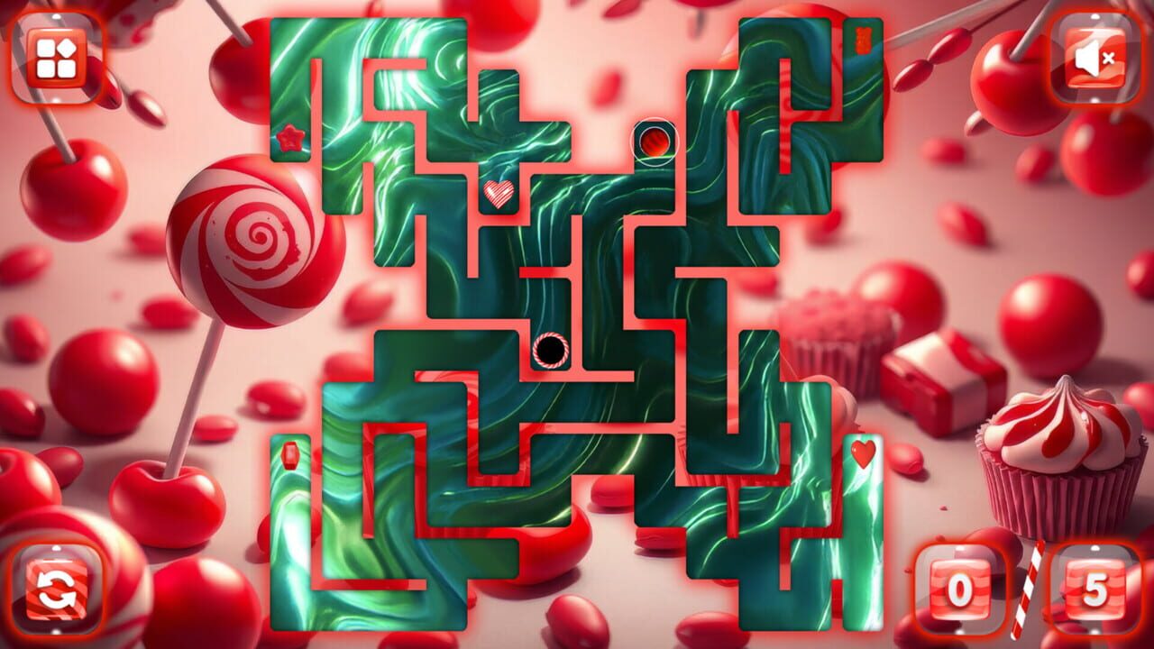 Sweetie Candy Maze: Red Cherry