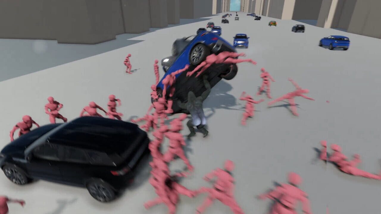 A Gorilla vs. 100 Men Simulator