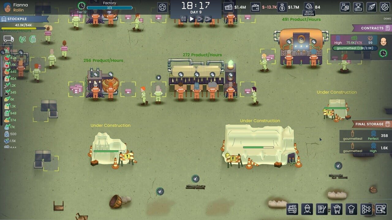 Fizz Flow: Factory Management