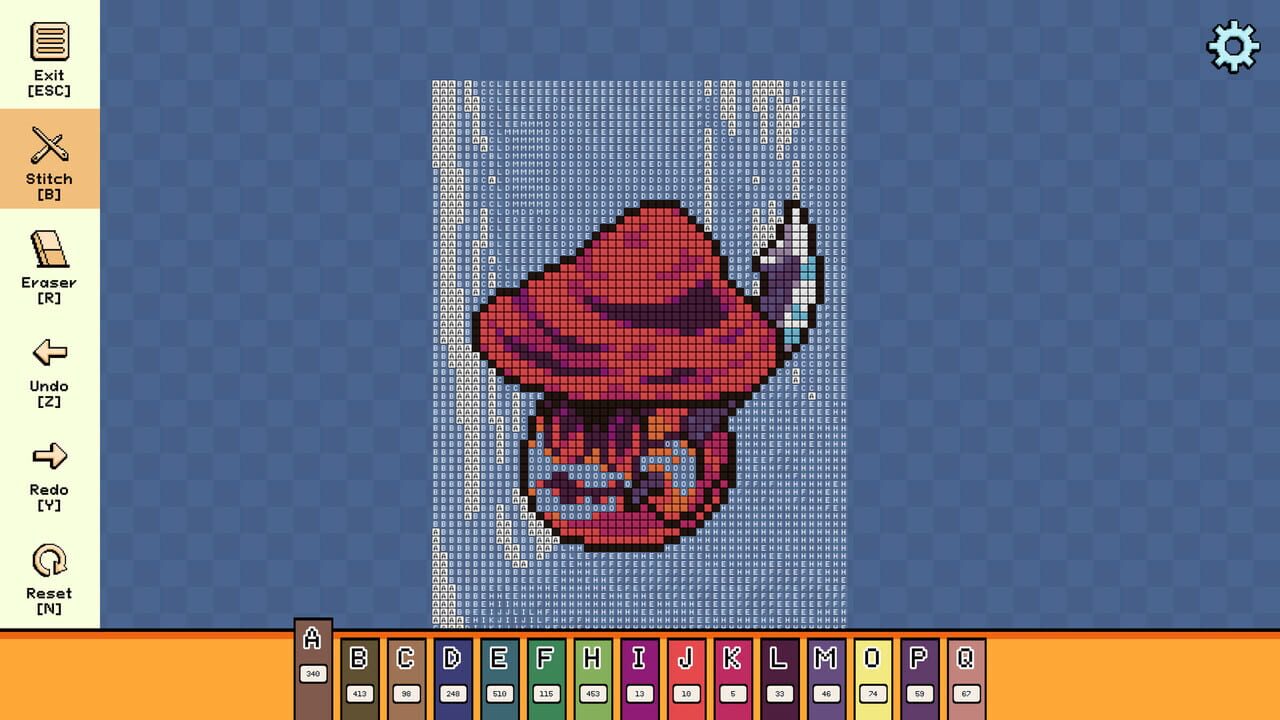 Pixel Cross Stitch: Color by Number – Menacing Monsters Pack 3