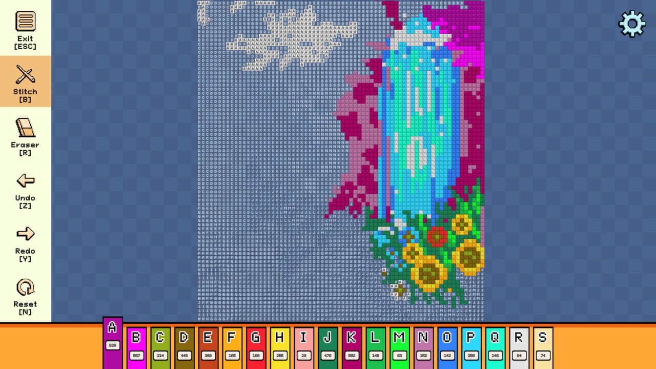 Pixel Cross Stitch: Color by Number – Enchanted Worlds Pack 2