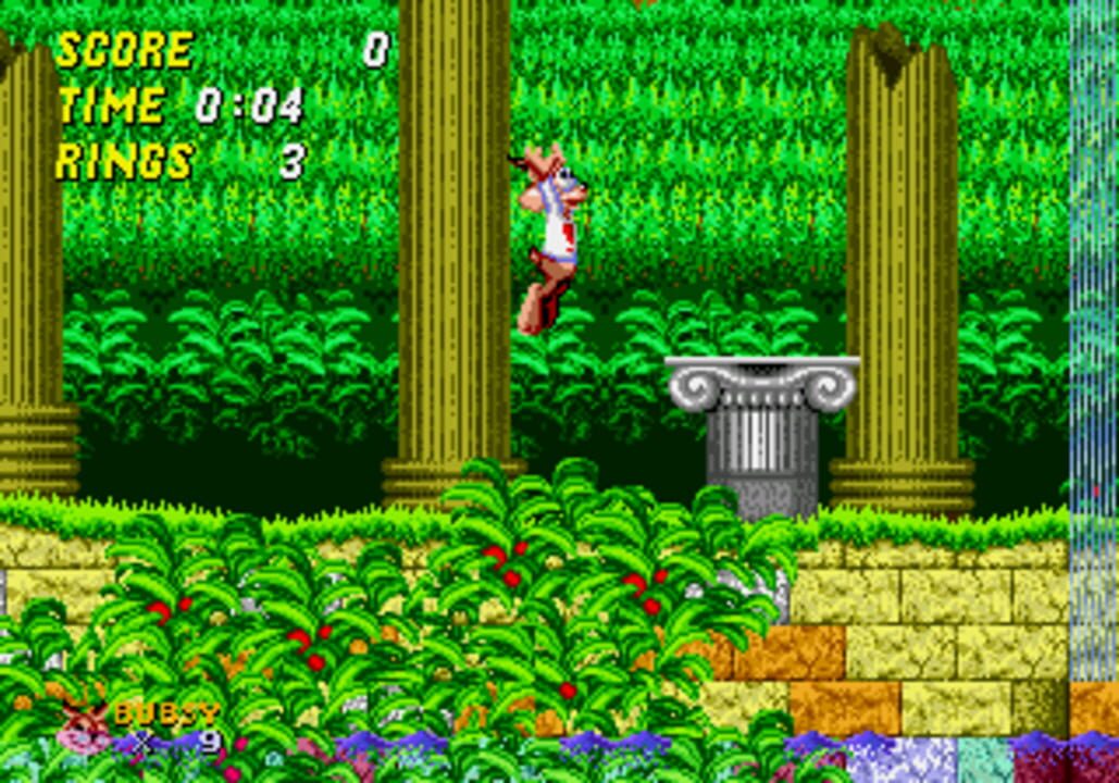 Bubsy in Sonic 2