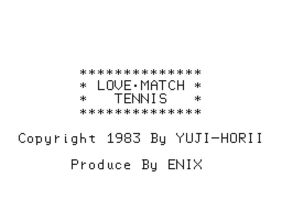 Love Match Tennis