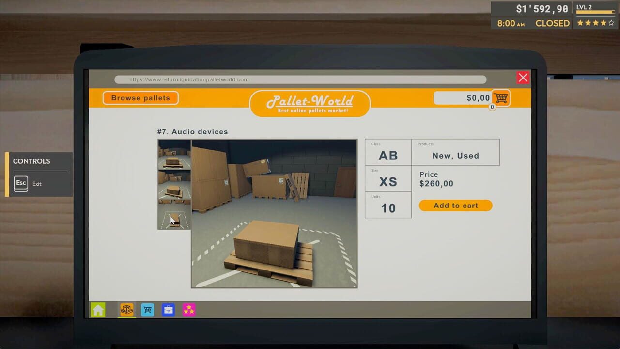 Returns Outlet Simulator