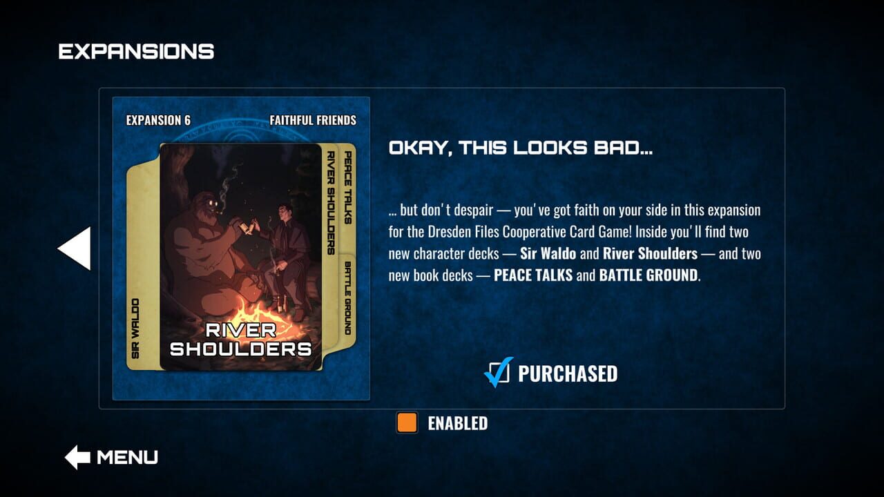 The Dresden Files Cooperative Card Game: Expansion 6 – Faithful Friends