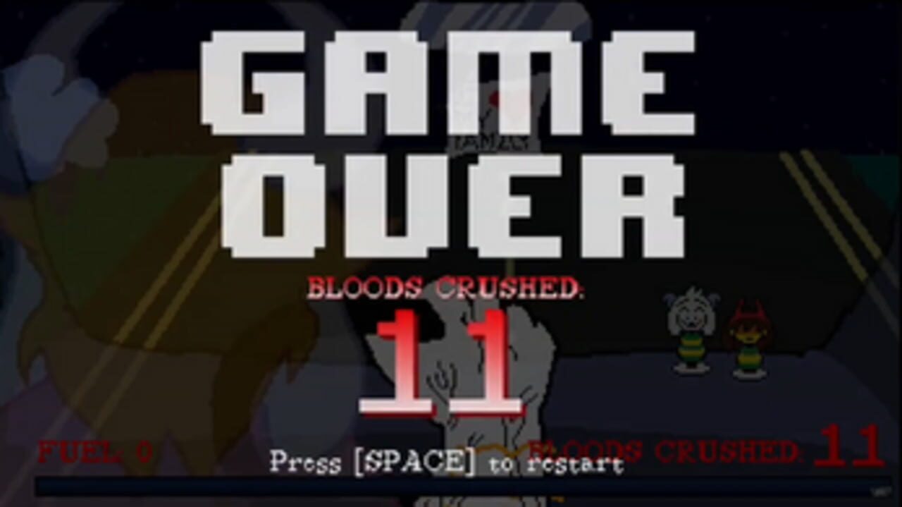 Asgore Runs Over Dess: The Game