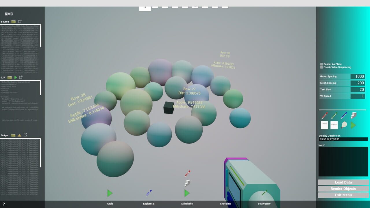 First-Person Data Explorer