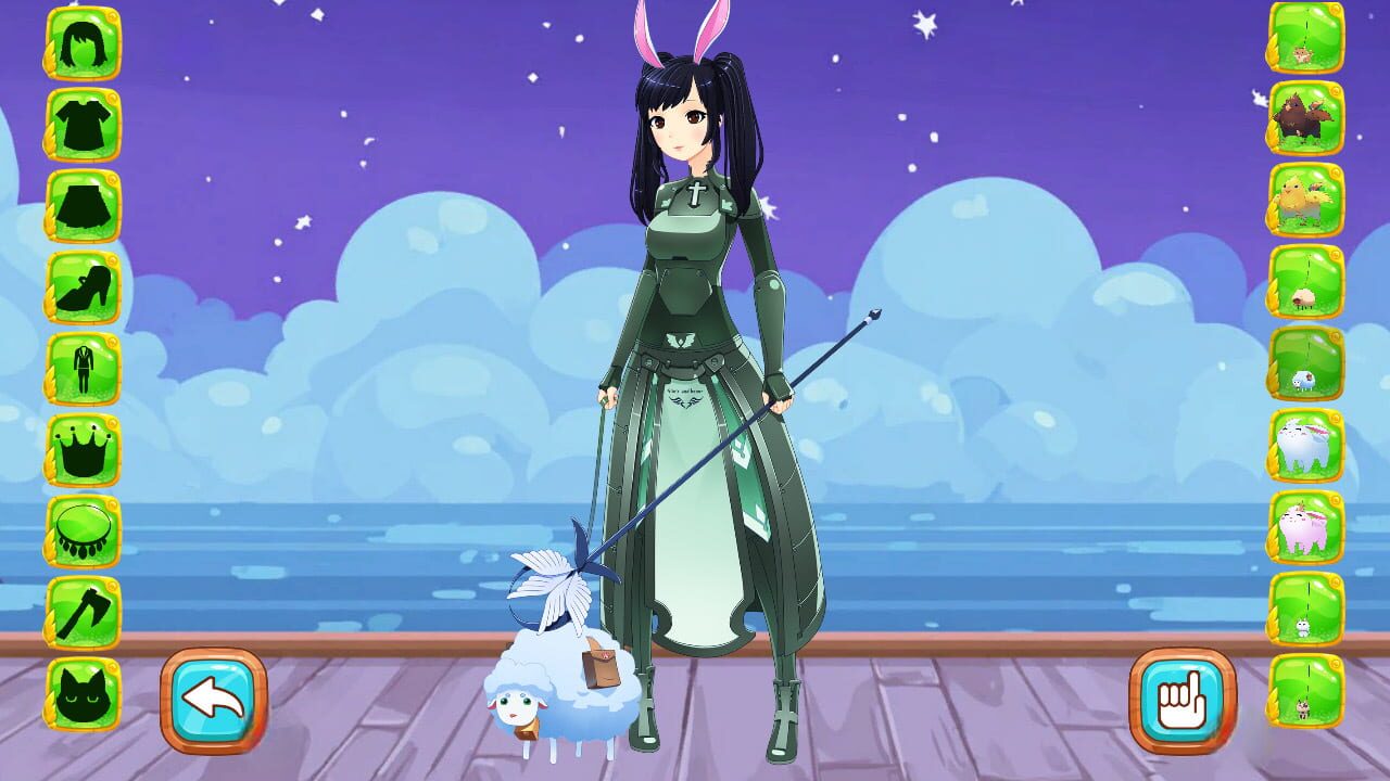 Anime Girl Kawaii High School Dress Up