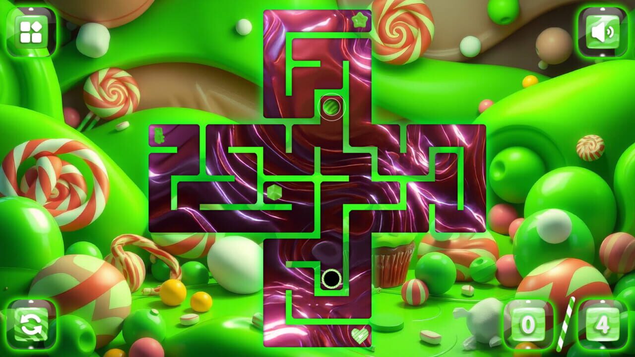 Sweetie Candy Maze: Green Apple