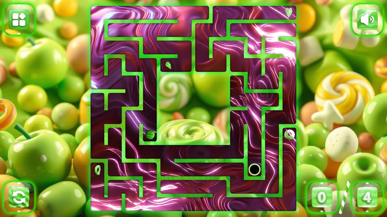 Sweetie Candy Maze: Green Apple