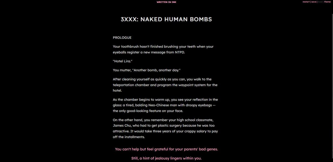 3XXX: Naked Human Bombs
