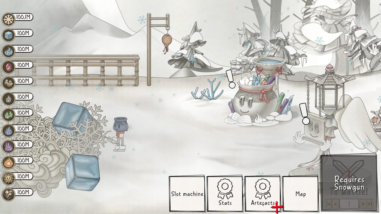 Paint the Snow: Idle