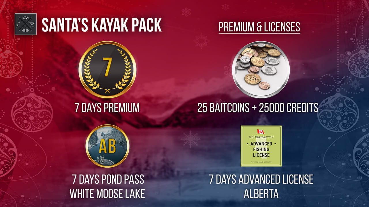 Fishing Planet: Santa’s Kayak Pack