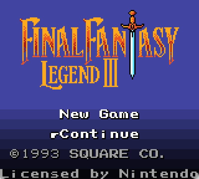 Final Fantasy Legend III DX