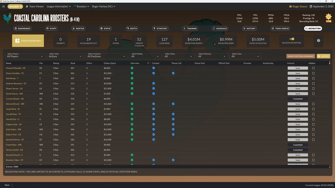 Draft Day Sports: College Football 2026