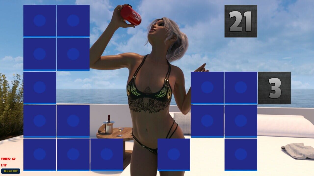 Sexy Memory Puzzle: Pool Girls