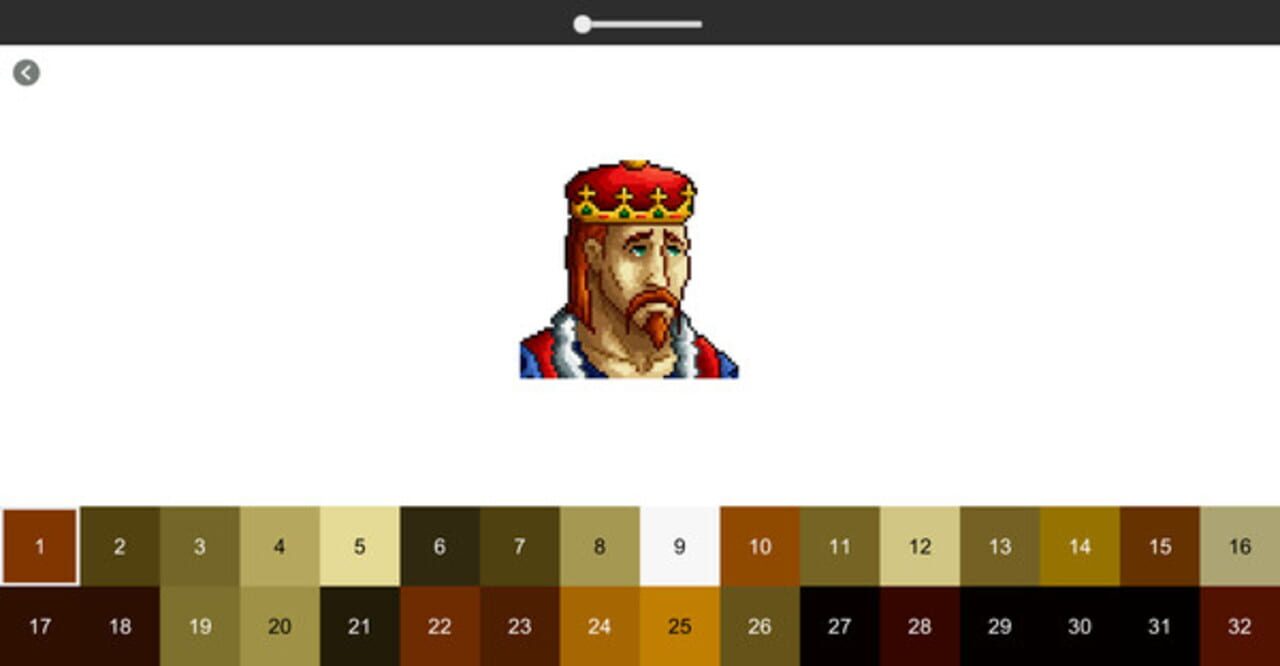 Color by Number: Medieval Portrait