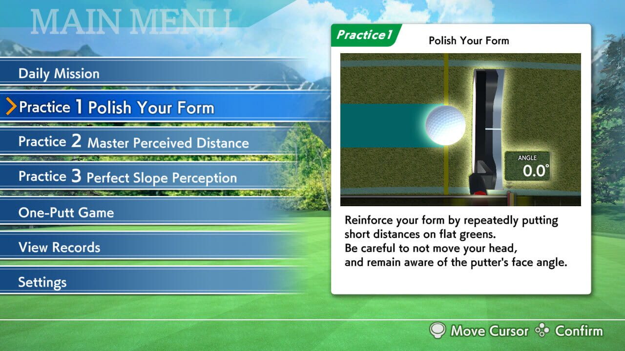 Golf Training at Home, Good Putt!
