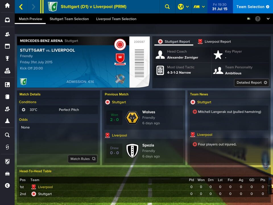 Football Manager Touch 2016