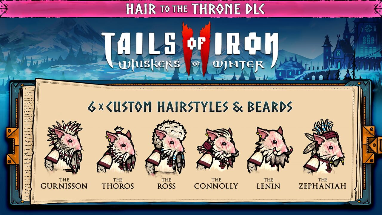 Tails of Iron II: Whiskers of Winter – Hair to the Throne Pack