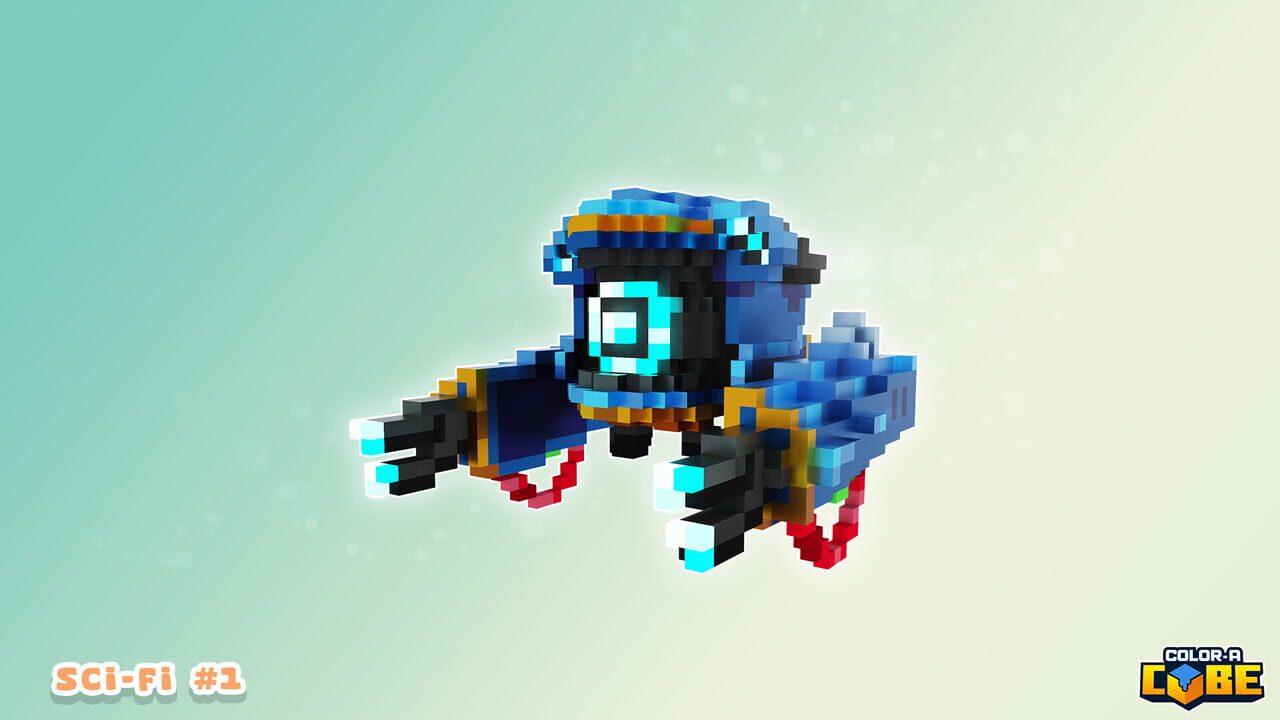 Color-A-Cube: Scifi Pack #1
