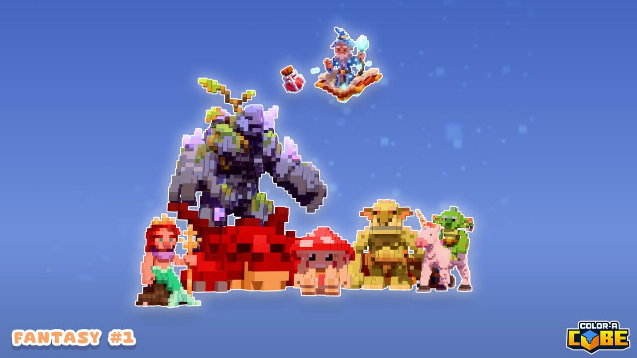 Color-A-Cube: Fantasy Pack #1