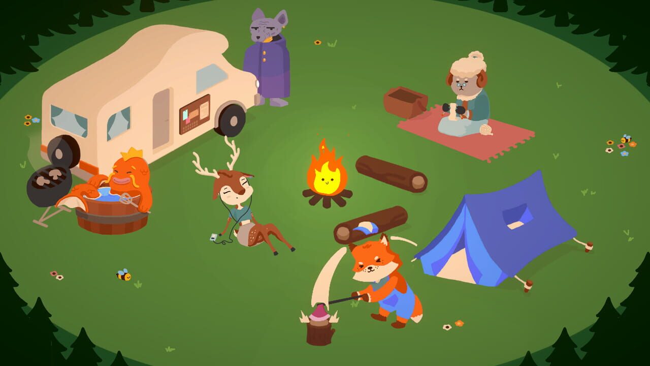 Fire at Campsite