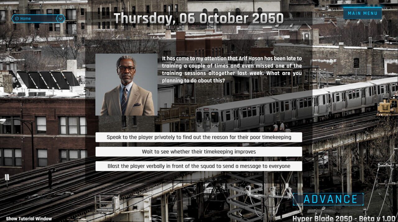 HyperBlade 2050: Dystopian Sports Manager