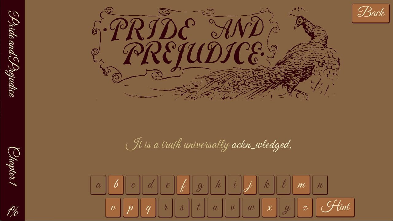 Jane Austen Simulator: Pride and Prejudice
