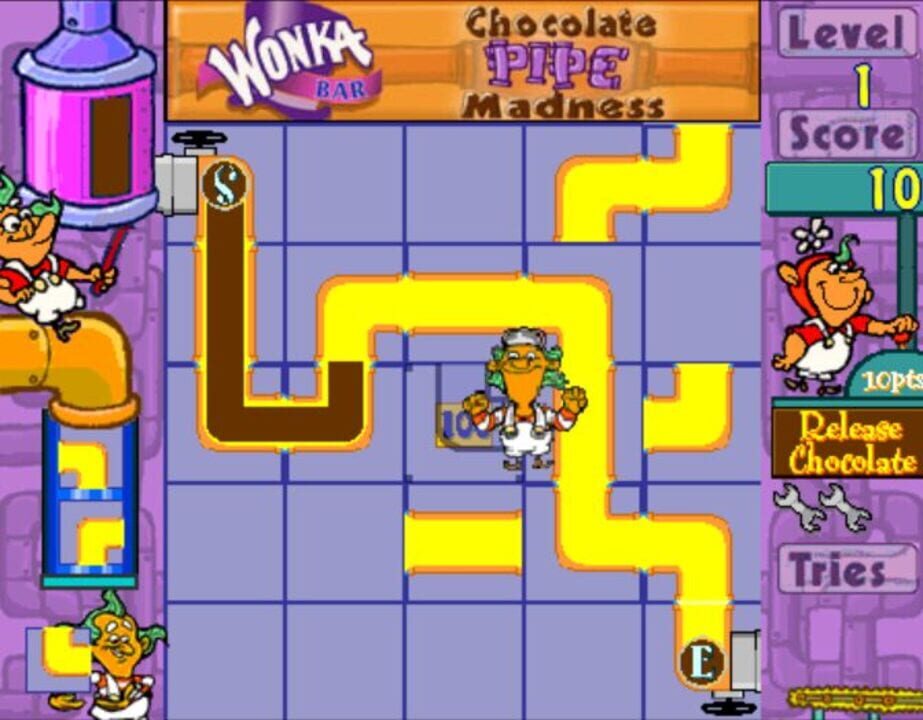 Wonka Bars: Chocolate Pipe Madness