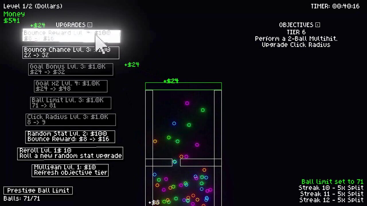 Clicker Climber: Reverse Pachinko