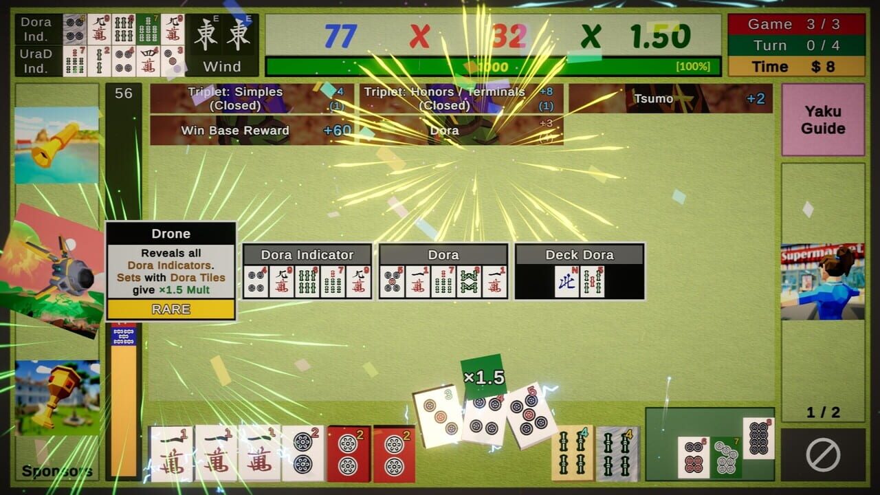 Showdown! Mahjong Tutorial Included