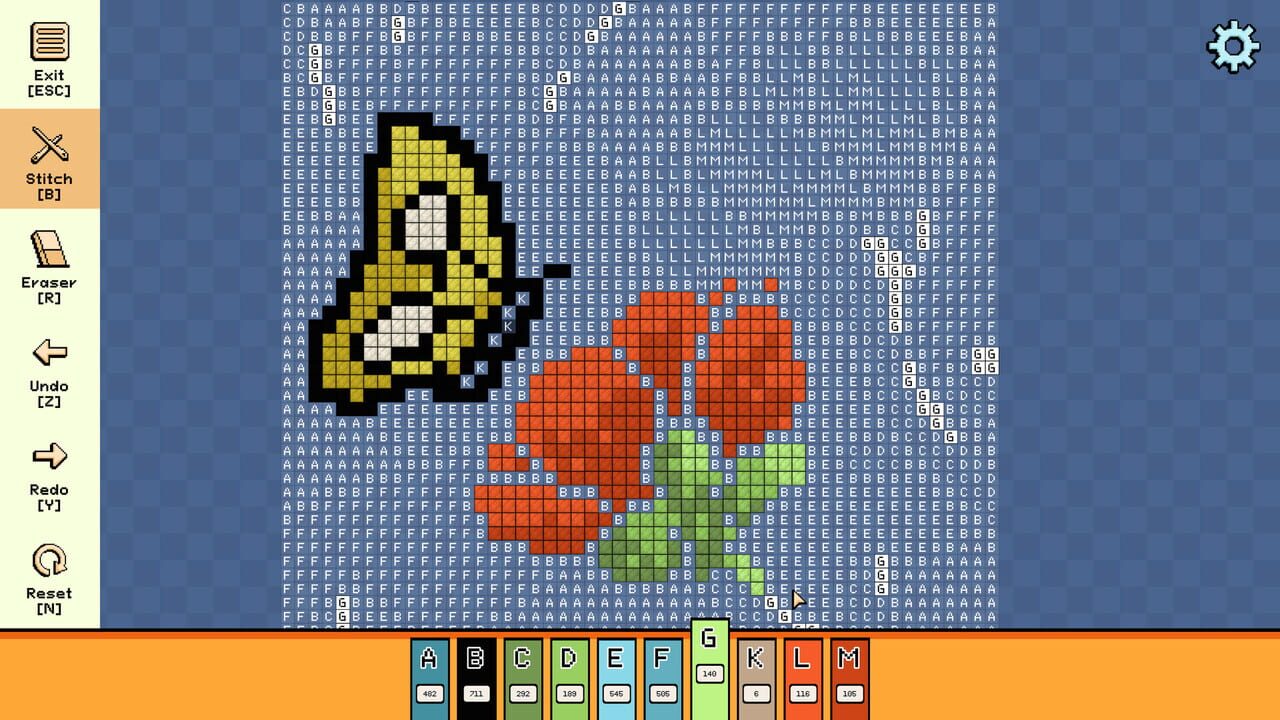 Pixel Cross Stitch: Color by Number – Simple Nature Pack 2