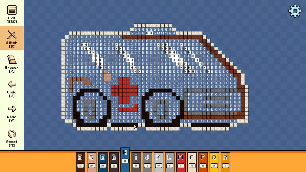 Pixel Cross Stitch: Color by Number – Tiny Vehicles Pack