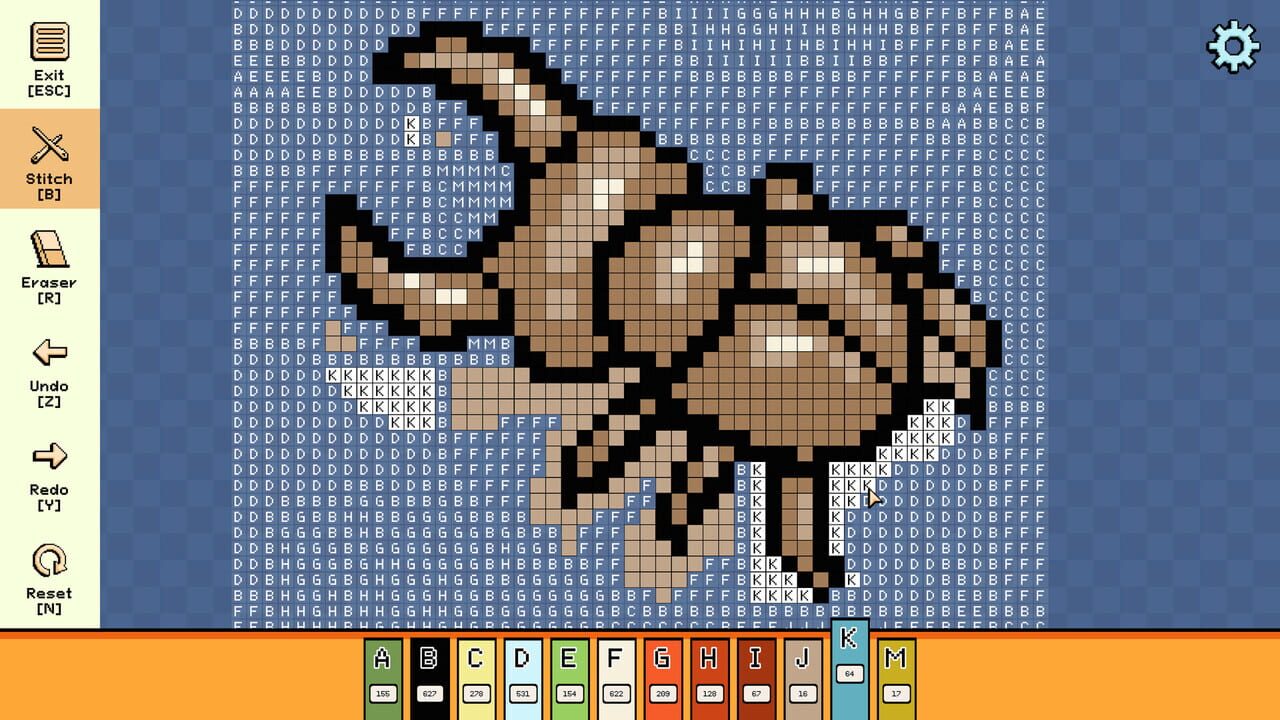 Pixel Cross Stitch: Color by Number – Simple Nature Pack 2