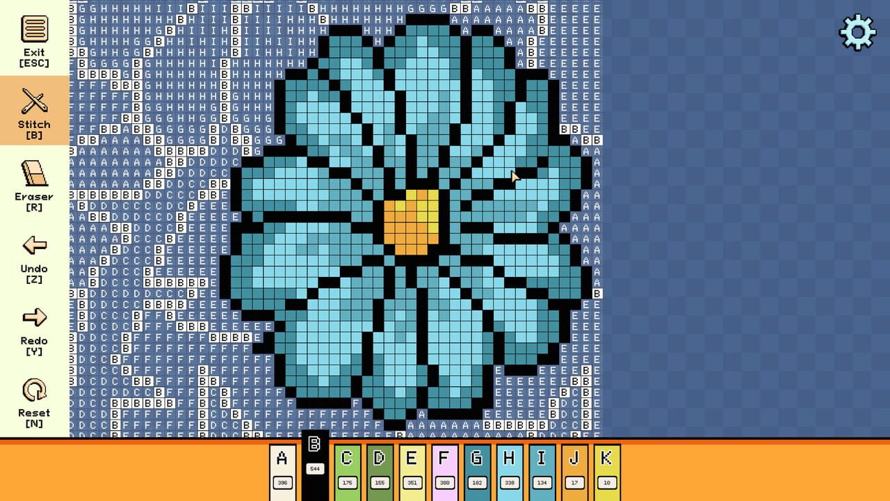 Pixel Cross Stitch: Color by Number – Simple Nature Pack 2