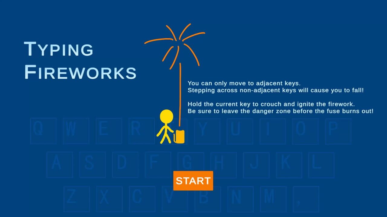 Typing Fireworks